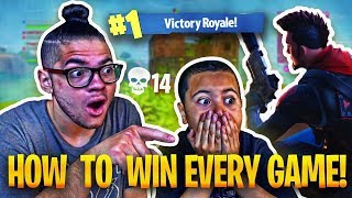TEACHING 9 YEAR OLD BROTHER HOW TO WIN 99.99% OF SOLOS *NEW* SKIN IS INSANE! FORTNITE BATTLE ROYALE!