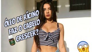 Como fazer o cabelo crescer?(Série #1 Óleo de rícino)|JeitoDeMenina