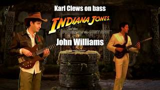 Raiders March (Indiana Jones theme) by John Williams (bass duet arrangement) - Karl Clews on bass