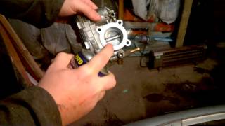 Opel Astra G   как снять и почистить дросельную заслонку