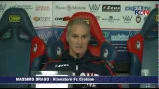 Sala stampa, la conferenza post gara di Crotone-Cittadella