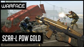 Warface Scar L PDW Gold - Arma Delicia
