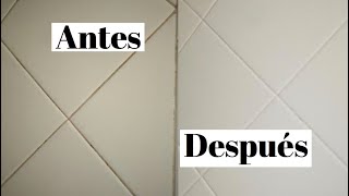 COMO ELIMINAR MANCHAS DE LAS LOSETAS DEL BAÑO | COMO LIMPIAR EL BAÑO |