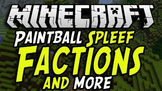 Minecraft Server - Factions, PvP, Paintball +MORE! - Mini Games