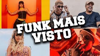 TOP 50 Funk Mais Visto do YouTube 2019
