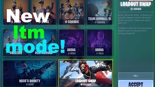 FORTNITE LOADOUT SWAP LTM GAMEPLAY!!! - New LTM Mode Gameplay