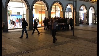 ЧЕЧЕНСКАЯ ЛЕЗГИНКА В ЦЕНТРЕ ГЕРМАНИИ ALISHKA 2017 ЛЮДИ В ШОКЕ !!!