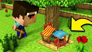 НУБ ПОСТРОИЛ САМЫЙ МАЛЕНЬКИЙ РЫНОК В Майнкрафт Нубик minecraft троллинг нуба Мультик для детей Мод