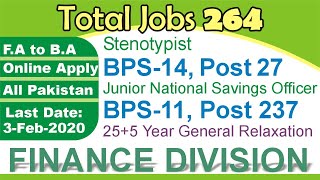 Finance Division Jobs 2020 | Latest Government Jobs Pakistan