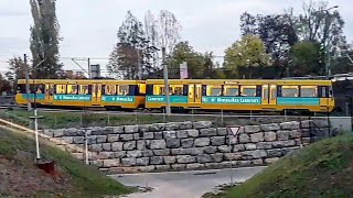 U14 Mühlhausen DT 8-S Mineralbad Cannstatt in Elbestraße (Stadtbahn Stuttgart)