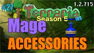 Let's Play Terraria (1.2.715) iOS- THE MAGE ACCESSORIES! Episode 27
