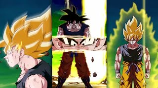 NEW TRANSFORMING SUPER SAIYAN GOKU ACTIVE SKILL & SUPER ATTACKS | Dokkan Battle
