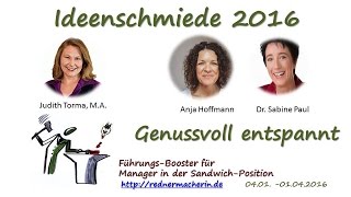Judith Torma interivewt Anja Hoffmann und Dr. Sabine Paul