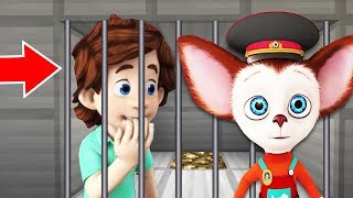МАЛЫШ ПОЛИЦЕЙСКИЙ АРЕСТОВАЛ ДИМ ДИМЫЧА ФИКСИКИ В МАЙНКРАФТ ТРОЛЛИНГ НУБИК MINECRAFT