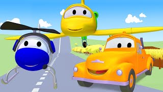 Het Vliegtuig - Tom de takelwagen in Autostad Nederlands ? Cartoons voor kinderen