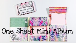 *DIY* One Sheet Mini Album  [tutorial | deutsch]
