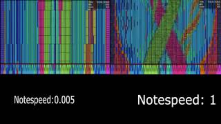 [Black Midi] Arabic Trap notespeed comparison