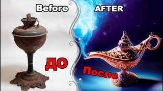Реставрация керосиновой лампы 1964 года / Restoration kerosene lamp 1964