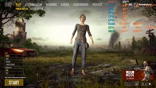 PlayerUnknown’s Battlegrounds - GTX 1050 ti - i5 2400 - 12GB RAM - 1080p