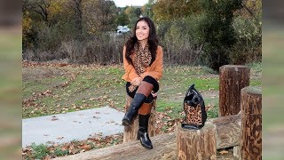 Women in Leather Boots 11