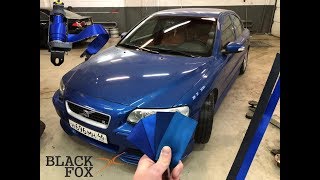 Индивидуальные цветные ремни безопасности BLACK FOX на Volvo S60R