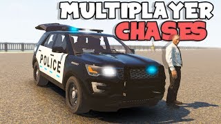 MULTIPLAYER Police Chases and Spike Takedowns! - Flashing Lights Multiplayer