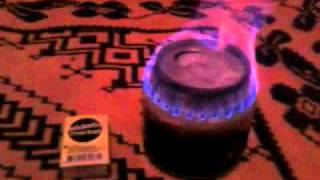 горелка из пивной банки