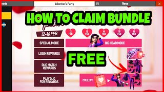 HOW TO COMPLETE 12 February VALENTINE'S PARTY EVENT IN FREE FIRE 2020,VALENTINE'S PARTY EVEN full
