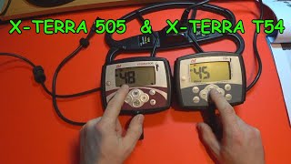 Minelab X-Terra 505 или Minelab X-Terra T54 сравнение металлоискателей