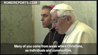Benedict XVI meets with Oriental Orthodox Church leaders