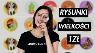 WYZWANIE! RYSUJĘ MINIATUROWE ILUSTRACJE WIELKOŚCI 1ZŁ | DISPARO SCATTI