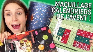 JE ME MAQUILLE SEULEMENT AVEC DES CALENDRIERS DE L'AVENT !!