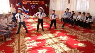 Утренник на 23 февраля 2015. Детский сад №112 г. Грозный