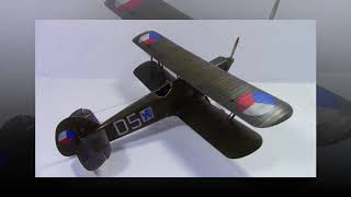 Презентация готовой модели Avia B.534 III от Eduard