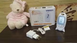 Видеоняня VB601 с Алиэкспресс. Video Baby Monitor