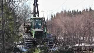 John Deere 1110D Loading (Nice Sound)