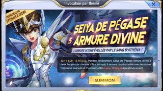 Invocations Seiya GC God Cloth  Saint Seiya Awakening