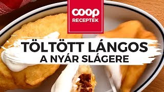 Töltött lángos, a nyár slágere! - recept
