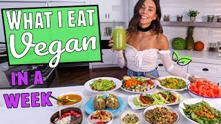 What I Eat in a Week! Vegan, Easy & Healthy Recipes