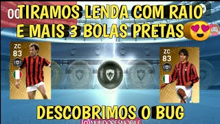 PES 2019 MOBILE - BUG DA BOX? TESTAMOS E VEIO RAIO DE PRIMEIRA ? E MAIS 3 BOLAS PRETAS #TRICK #PACK