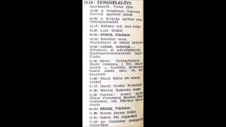 Zenedélelőtt. Újratöltve. Szerkesztő: Victor Máté. 1982.11.08. Petőfi rádió. 10.00-12.00.