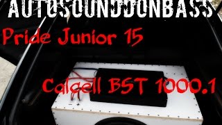 Флекс сабвуфера Pride Junior 15 и Calcell BST 1000.1 в  ваз 2112