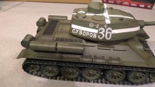 Распаковка танка Taigen TG3909-1G Russia T34-85 1:16 2.4G