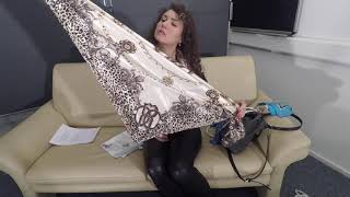 CORA is trying scarves - for scarflovers
