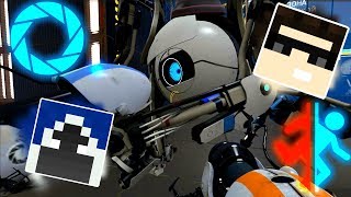 НЕМНОГО ПОРТАЛА С ФРИЗОМ :D Portal 2 Mr.Freeze & iFawkeS CooP!