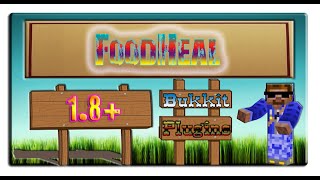 Обзор плагина: FoodHeal MC 1.8+ Рандомное прибавка здоровья
