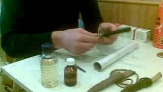 как просто сделать ножны (чехол для ножа)