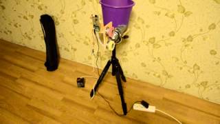 Робот для настольного тенниса homemade ping pong table tennis robot with HDD motors