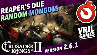 Crusader Kings 2 | Reaper's Due | Random Mongols | 769 AD to 1453 AD Timelapse