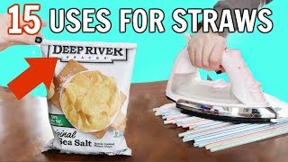 15 Brilliant Uses For Straws | STRAW HACKS